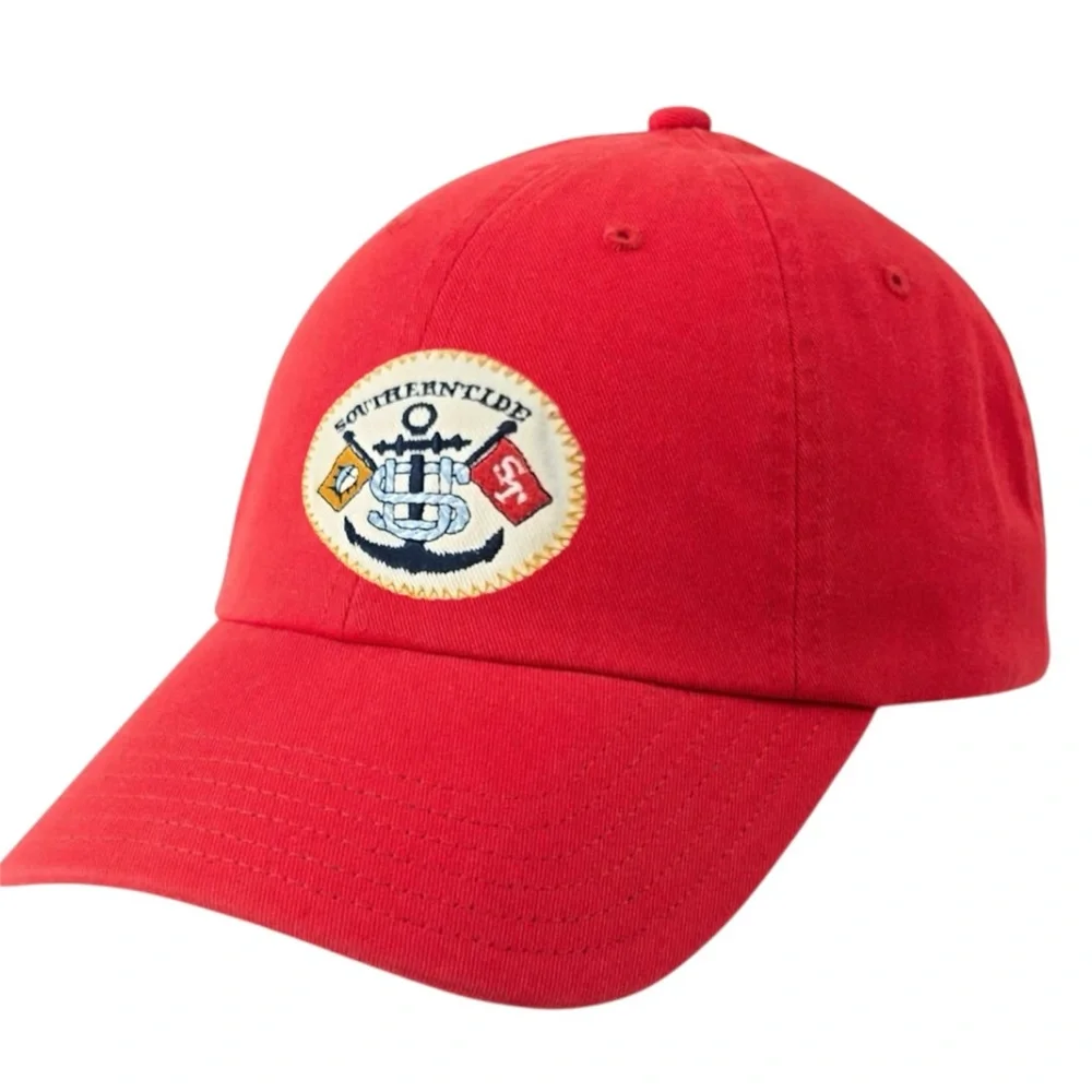 Southern Tide Nautical Flag Hat – Varsity Red